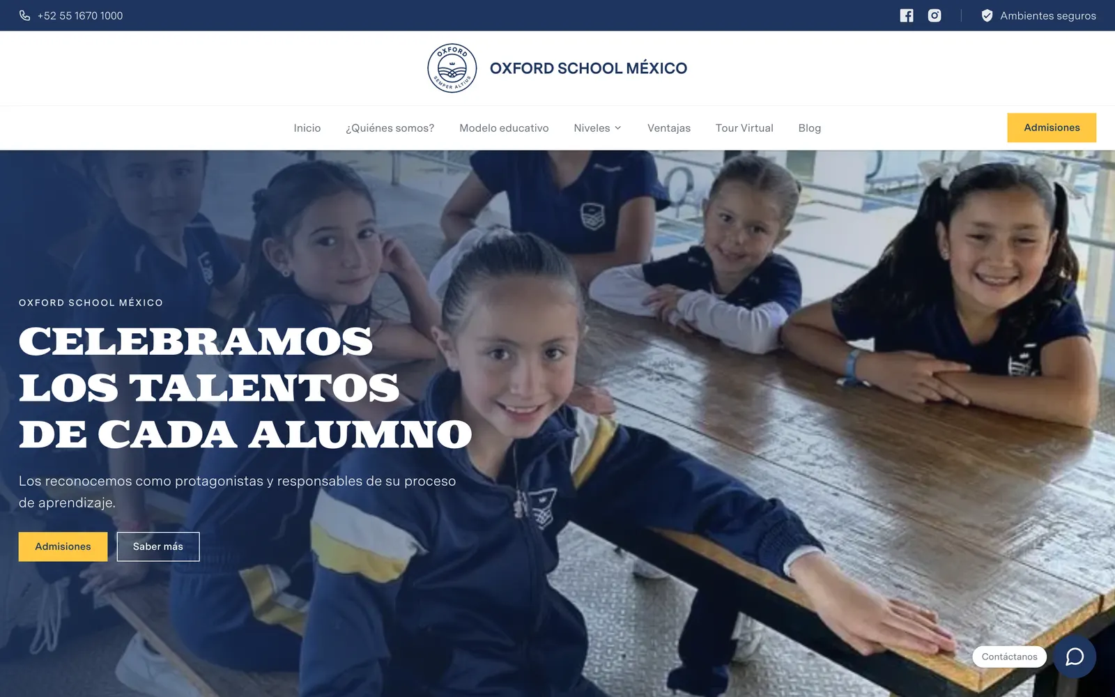 Sitio web de Oxford México