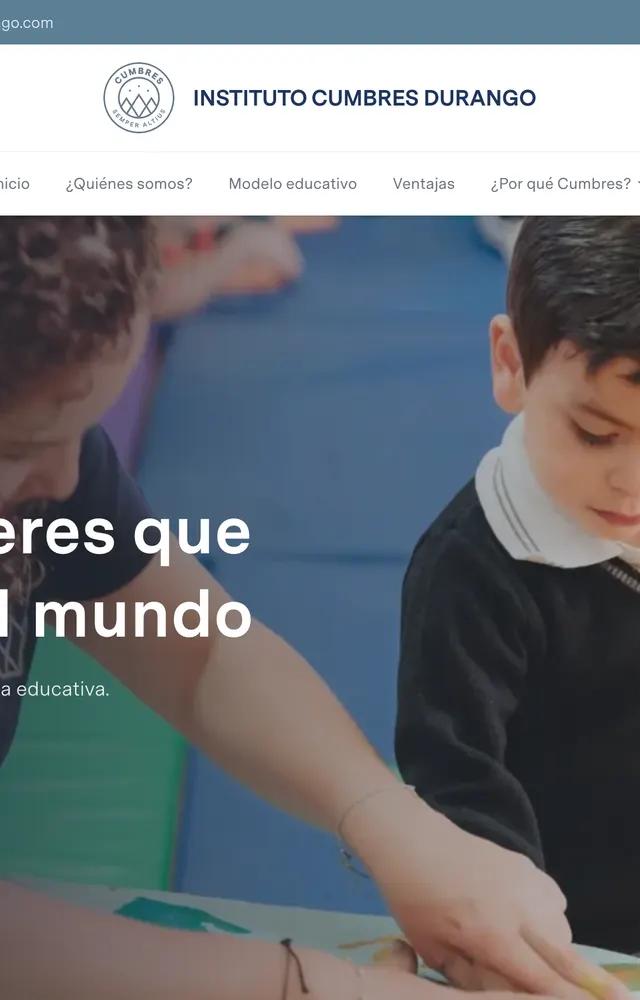 Sitio web de Cumbres Durango