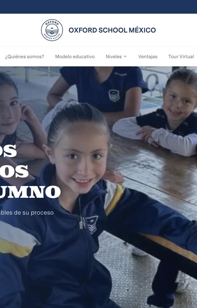 Sitio web de Oxford México